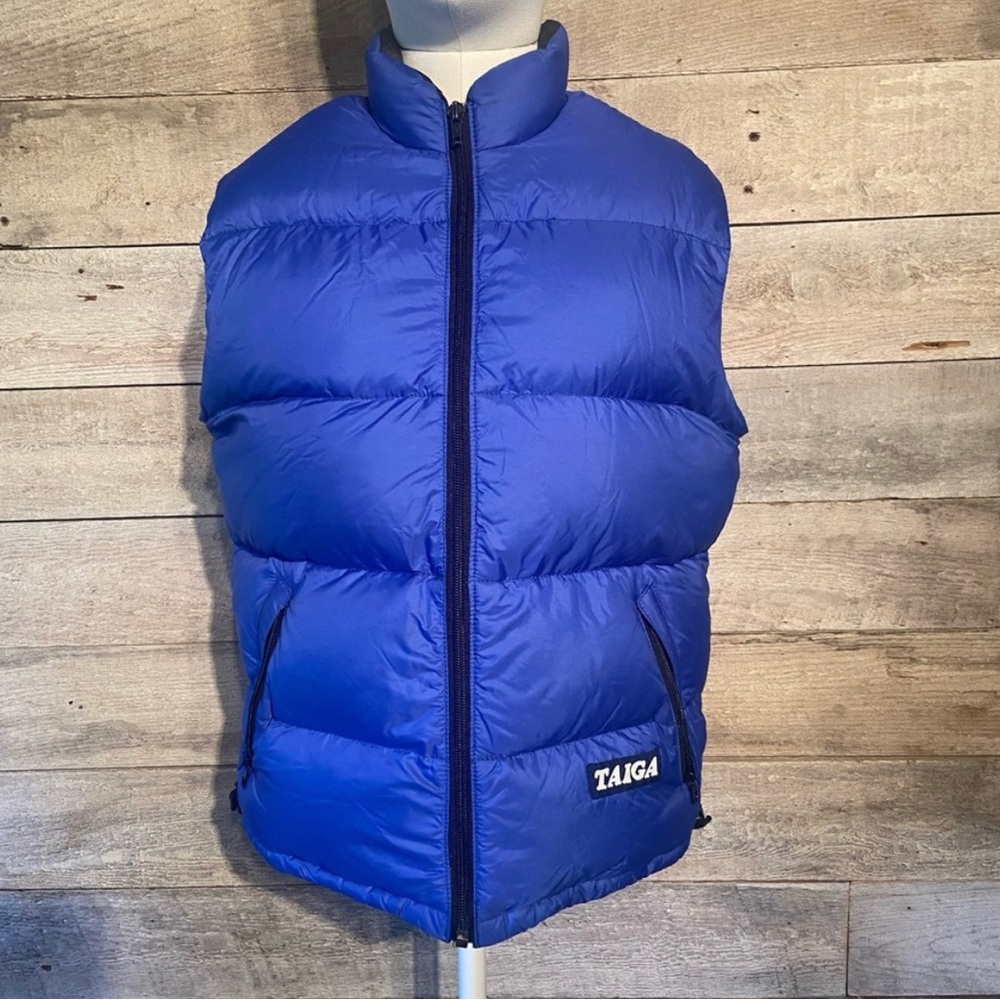 Vintage puffy down vest — made in Canada